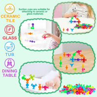 Colorful Silicone Suction Cup Toy (38pcs/set)