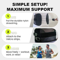 🔥Adjustable Double Pulley Breathable Lumbar Support Shaping Waist Belt