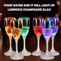LED Lighted Champagne Glass