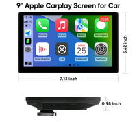 Wireless CarPlay display screen