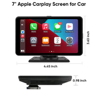 Wireless CarPlay display screen