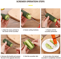 Vegetables Spiral Knife Carving Tool（50% OFF）