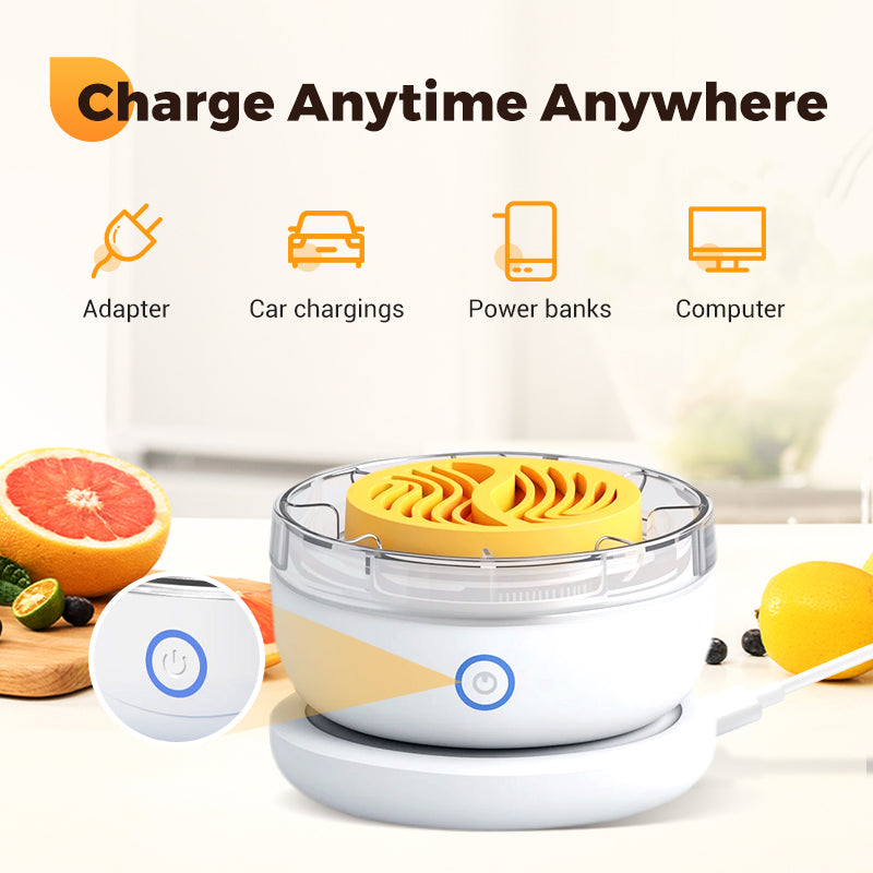 🥬Multifunctional, wireless and portable food cleaner and purifier with waterproof design