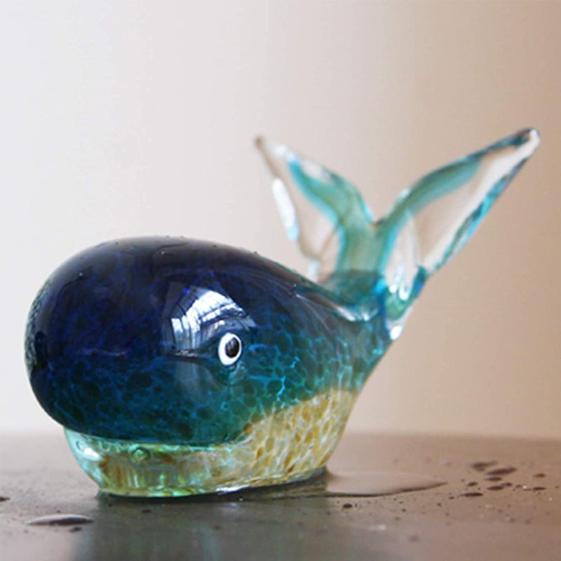 Fascinating Luminous Whale Glass Crafts