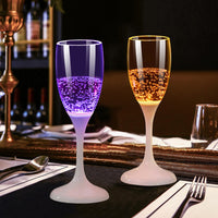 LED Lighted Champagne Glass