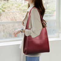 Solid Color Simple Shoulder Bag