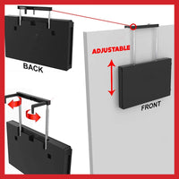 Expandable Hanging Foldable Three-Way Mirror