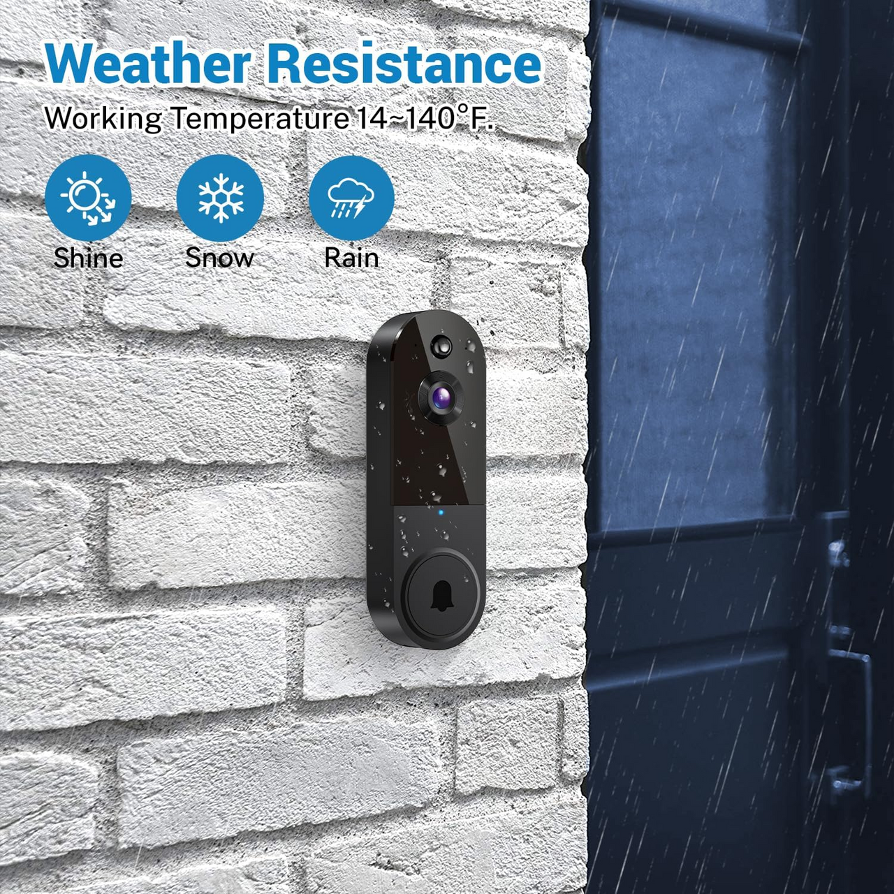 Smart Wi-Fi Video Doorbell Camera
