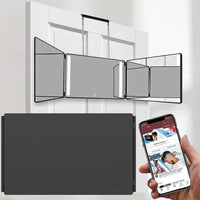 Expandable Hanging Foldable Three-Way Mirror