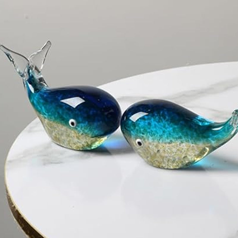 Fascinating Luminous Whale Glass Crafts