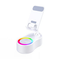 360° Adjustable Phone Stand with Built-in Bluetooth Speaker