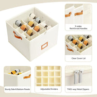 Collapsible Shoe Organizer Box with Transparent Cover