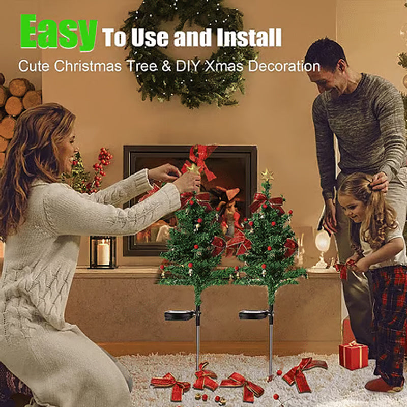 Solar Christmas Trees Lights
