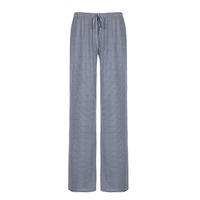 Striped Knit Color-Block Low-Rise Casual Pants