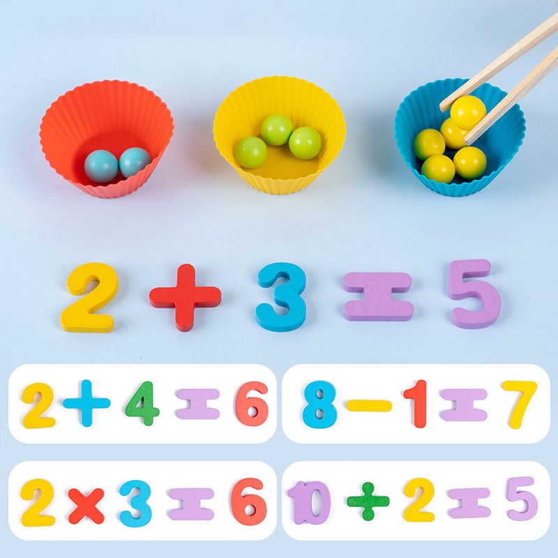 Rainbow Bead Montessori Toy