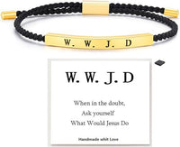 Inspire Bracelet GOD IS IN CONTROL/W.W.J.D - Elegant Design with Unique Patterns and Letters