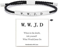 Inspire Bracelet GOD IS IN CONTROL/W.W.J.D - Elegant Design with Unique Patterns and Letters