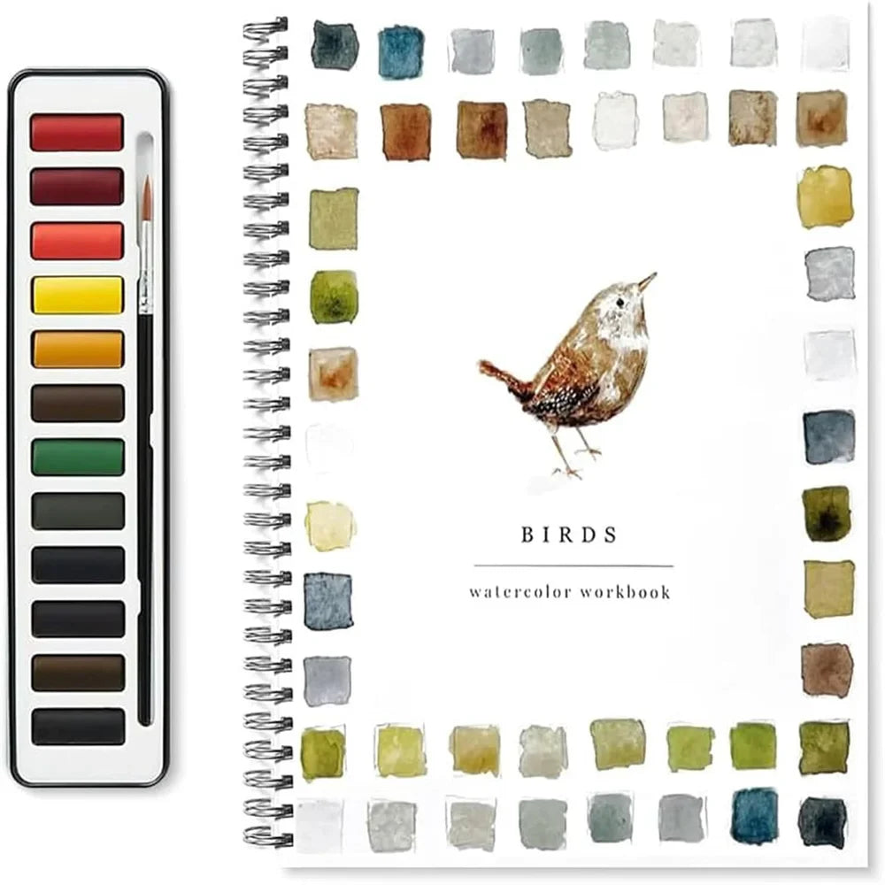 Relaxing Creative Watercolour Art Workbook