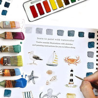 Relaxing Creative Watercolour Art Workbook