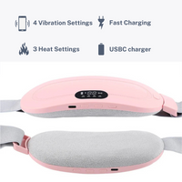 Cordless Heat Vibration Cramp Belt