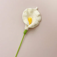 Crochet Flowers Bouquet Handmade Knitted Flower Gift(1pc)
