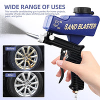 Portable Anti-Slip Handheld Sand Blaster with Nozzle
