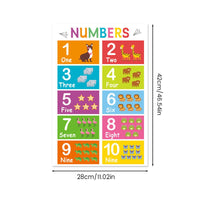 Colorful Educational Posters（18PCS/SET ）