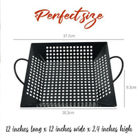 Stainless Steel Square Grill Drain Pan（48% OFF）