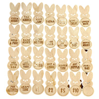 Easter Kids Reward Bunny Tokens