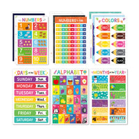 Colorful Educational Posters（18PCS/SET ）