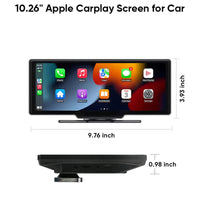 Wireless CarPlay display screen