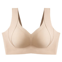Side Coverage and Anti-Sagging Wire-Free Bra