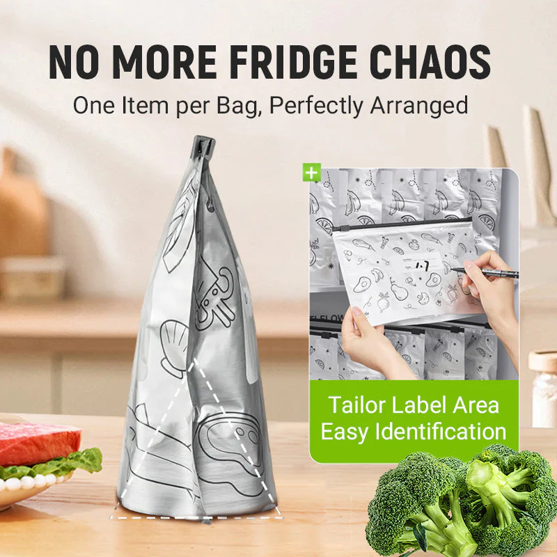 🍗HOT SALE 50% OFF🥦Reusable Aluminum Foil Sealable Storage Bags