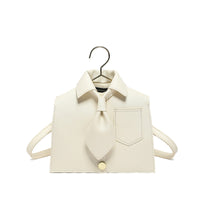 Women's Plain Color Shirt Design Crossbody Bag