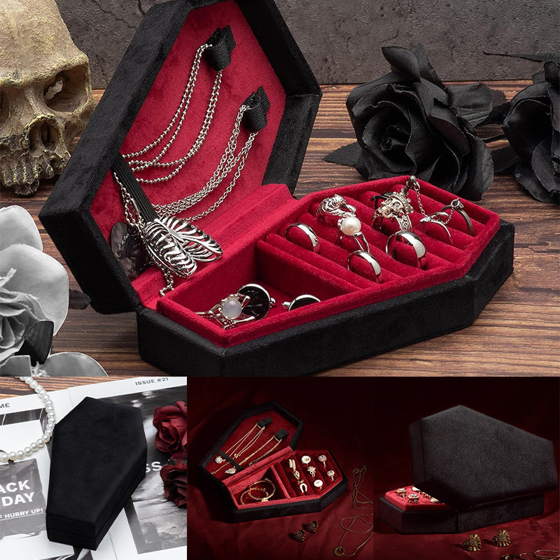 Gothic Coffin Jewelry Storage Box