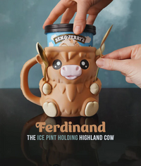 Highland Cow Ice Cream Pint Holder