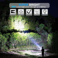 Super Bright LED Rechargeable Flashlight