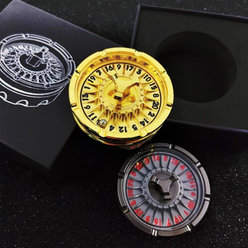 D20 Metal Spinner Dice