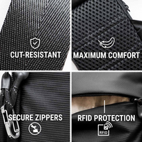 Adjustable Anti-Theft Travel Sling Bag