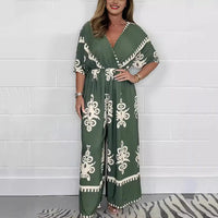 ✨Summer New✨Women’s V-Neck Wide Leg Jumpsuit