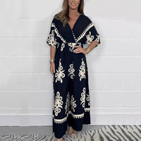 ✨Summer New✨Women’s V-Neck Wide Leg Jumpsuit