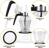 Household Diamond Glass Press Leak-proof Oil Dispenser