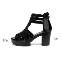 Women's Anti-Slip Peep-Toe Chunky Sandals