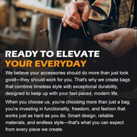 Unisex Large Capacity Crossbody Bag
