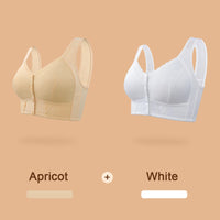 Stretchy Front Closure Breathable Bra for Seniors