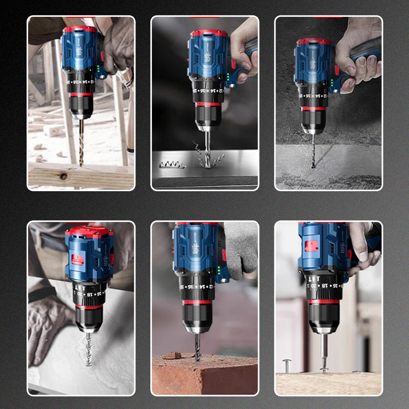Electric Drill & Screwdriver with Removable Chuck（50% OFF）