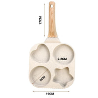 Multifunctional 4-hole Omelette Pan