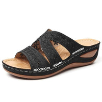 High-quality Slip-on Sandals With A Thick Platform