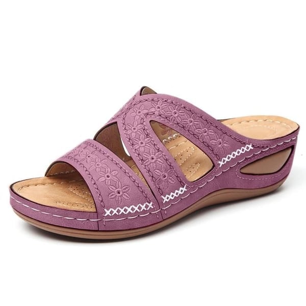 High-quality Slip-on Sandals With A Thick Platform