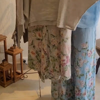 ⏳ Limited time 50% off! 💥Women's Loose Fit Blouse & Floral Printed Wide-Leg Pants Set（The more you buy, the higher the discount）